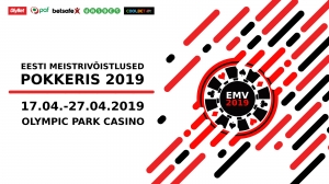 2019. aasta Eesti pokkerimeistrid selguvad 17.-27. aprillil