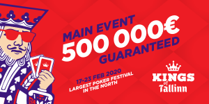 С 17 по 23 февраля пройдёт Kings of Tallinn, крупнейший в Прибалтике и Северных странах покерный фестиваль