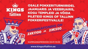 Выиграйте билеты на покерный фестиваль Kings of Tallinn!