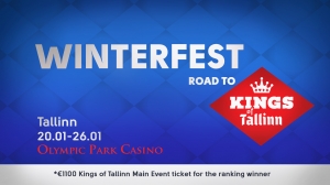 Winterfest - Road to Kings of Tallinn победитель рейтинга получает билет на Главное Событие €1100