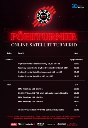 EMV online satelliitturniirid