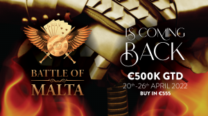Battle of Malta will be held from April 20th to 26th.