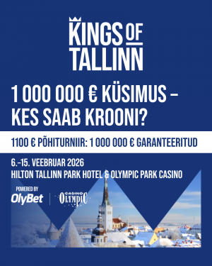 Tere tulemast Põhja-Euroopa suurimale pokkerifestivalile!