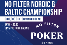 Võida OlyBetis pilet No Filter Nordic & Baltic Championship pokkerifestivalile!
